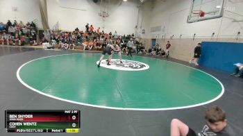 144A Champ. Round 1 - Cohen Wentz, Cody vs Ben Snyder, Wind River