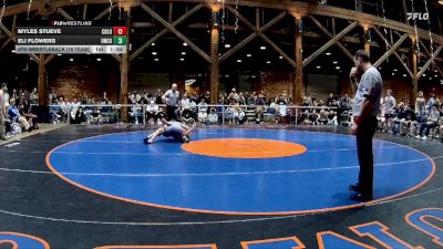 120 lbs 4th Wrestleback (16 Team) - Eli Flowers, Union County vs Myles Stueve, Columbus