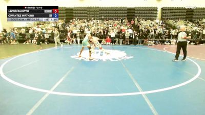 Quarterfinal - Jacob Paulter, RedNose Wrestling School vs Qwantez Watkins, Dover Bandits