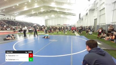 81 lbs 3rd Place - Sadie Toscano, Dominate Club Wrestling vs Adrian Coleman, Wrightwood Wrestling Club