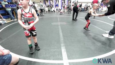 46 lbs Round Of 32 - Conner Hayes, Weatherford Youth Wrestling vs Trace Bush, Skiatook Youth Wrestling