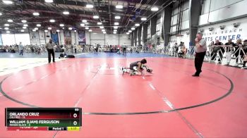 60 lbs Rd# 7- 10:45am Saturday Final Pool - Orlando Cruz, Cali Red vs William (Liam) Ferguson, Minion Black