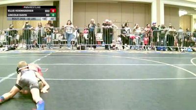 62 lbs 5th Place - Ellis Koenigseker, Colorado Top Team vs Lincoln Davis, Vici WC