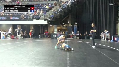 62 lbs Cons. Sub-quarters - Elias Baddour, Punisher Wrestling Company vs Vonn McClintic, Steel Valley Renegades