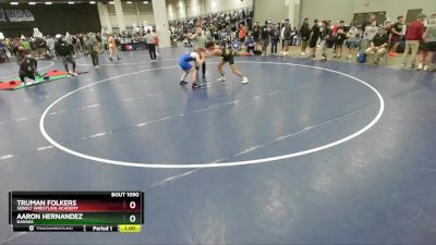 126 lbs Cons. Round 2 - Aaron Hernandez, Kansas vs Truman Folkers, Sebolt Wrestling Academy