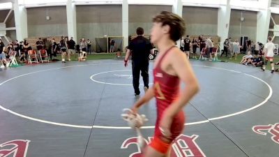 96 lbs Cons. Round 3 - Ryan Nored, California vs Samuel Briggs, California