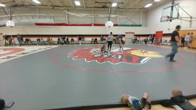 109-115 lbs Round 2 - Kiowa Pruitt, Thermopolis Middle School vs Delta Craft, Greybull MS