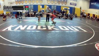 126 lbs Round 5 (8 Team) - Alex Aviles, Ocoee WC vs Jacob Rivera, Westside Wrestling
