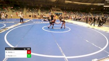 110 lbs Consolation - Mia Waite, Tulsa Blue T Panthers vs Zoe Parish, Wagoner Takedown Club