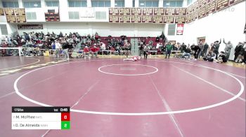 190 lbs Round Of 16 - Sam Dean, Minnechaug vs Brandon Robinson, Billerica