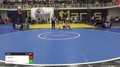 94 lbs Consi Of 8 #2 - Lukas Smith, All American WC vs Brady Rohaly, North Hills