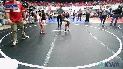 43 lbs 3rd Place - Charlotte Remus, Barnsdall Youth Wrestling vs Ridge Reynolds, Tiger Trained Wrestling