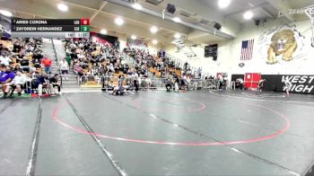 138 lbs Quarterfinal - Zaydrein Hernandez, St. John Bosco vs Aries Corona, Lancaster
