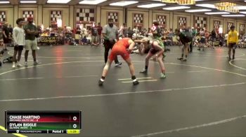 117 lbs Round 2 (4 Team) - Chase Martino, Orchard South WC vs Dylan Biggle, Olympic White