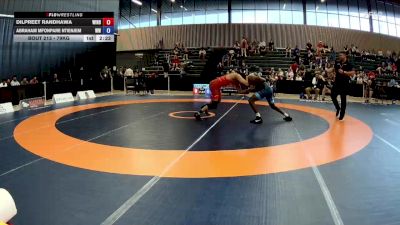 79kg Semifinal - Dilpreet Randhawa, Burnaby Mountain Wrestling Club vs Abraham Mfonpare Ntienjem, Wildbeast W.C.00
