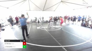 132 lbs Round Of 64 - Bryan Minsky, Yucca Valley vs Julio Gonzales, Mojave WC