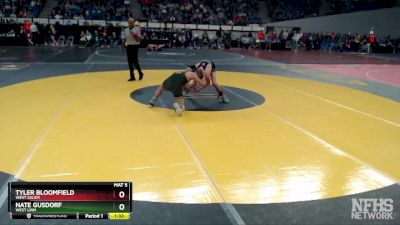 6A-120 lbs Champ. Round 1 - Nate Gusdorf, West Linn vs Tyler Bloomfield, West Salem