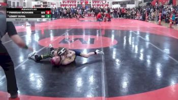 65 lbs Champ. Round 1 - Lemmy Duval, Bison Wrestling Club vs Finnegan McNamee, Rosemount Irish Youth Wrestlin