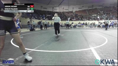 105 lbs Consolation - Abigail McGirt, Salina Wrestling Club vs Evelyn Tillison, Fort Gibson Youth Wrestling