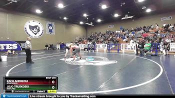 160 lbs 3rd Place Match - Zach Andreoli, Atascadero vs Jojo Truskoski, Highland
