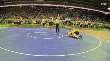 D1-132 lbs Cons. Semi - Eben Abdo, Grand Ledge HS vs Nathan Walkowiak, Detroit Catholic Central HS