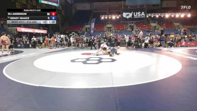 215 lbs Champ. Rd Of 128 - Eli Anderson, WA vs Grady Isaacs, FL
