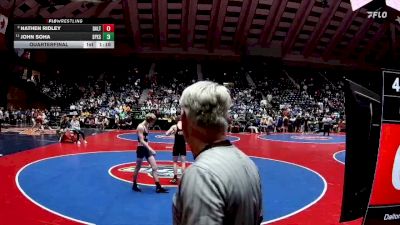 4A-106 lbs Quarterfinal - Nathen Ridley, Dalton vs John Soha, St Pius X School