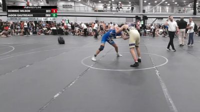 150 lbs Round 1 (6 Team) - Dominic Wilson, Team Shutt B Team vs Jason Gautreaux, Savage WA Boogiemen