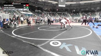 140 lbs Semifinal - Noah Groom, Claremore Wrestling Club vs Zayne Chappell, Tulsa Blue T Panthers