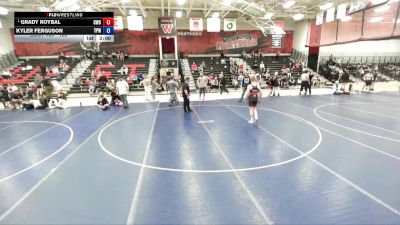 138 lbs Quarterfinal - Grady Roybal, Cougars Wrestling Club vs Kyler Ferguson, Team Prestige Wrestling