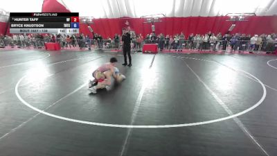 138 lbs Champ. Round 2 - Hunter Taff, Wrestling Factory vs Bryce Knudtson, Team Nazar Training Center