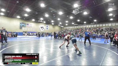 175 lbs Champ. Round 2 - Jeremiah Montez, Bakersfield vs Jayden Bim-Merle, Beverly Hills