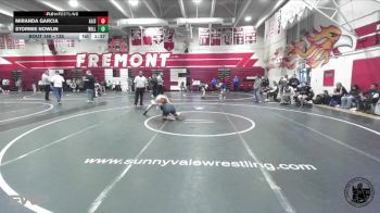135 lbs Champ. Round 2 - Stormie Nowlin, Willits vs Miranda Garcia, Alisal