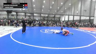 16U Boys FS - 113 lbs Cons. Round 3 - Kolston Hulegaard, WA vs Curtis Wert, CA