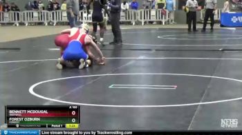 A 160 lbs Champ. Round 1 - Forest Ozburn, Forrest vs Bennett Mcdougal, Whitwell