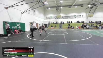 141 lbs Semifinal - Diego Peraza, Palomar vs Trevor Wagstaff, Santa Ana