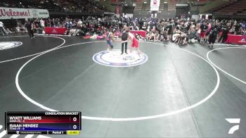 138 lbs Round 4 (16 Team) - Wyatt Williams, NAWA-FR vs Isaiah Mendez, TCWA-FR