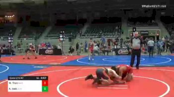 98 lbs Consolation - Michael Tran, Maize Kids Wrestling Club vs Andrew Isek, Black Fox Elite