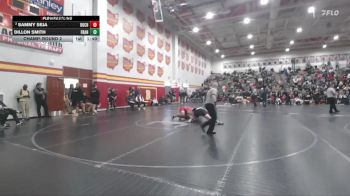 215 lbs Champ. Round 2 - Dillon Smith, Franklin vs Sammy Seja, Buchanan