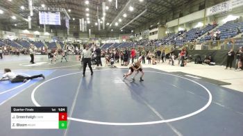 83 lbs Quarterfinal - Jantz Greenhalgh, Carbon WC vs Zebadiah Bloom, Mountain Warriors