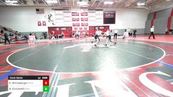 157 lbs Consolation - Kade Wirnsberger, Bucknell vs Nickolas Cicciarelli, UNATT - WVU