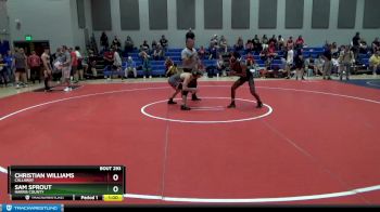 120 lbs Cons. Round 2 - Sam Sprout, Harris County vs Christian Williams, Callaway