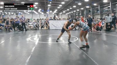 122 lbs Round 1 (1:30pm Friday) - Kailey Graham, Lady Reapers vs Vera Konte, NEWHALE