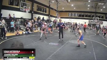 70 lbs Quarterfinal - Colin Satterfield, Eastside Youth Wrestling vs Cooper Fielder, Backyard Brawlers