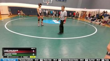 190 lbs Round 3 - Luke Malveaux, St. Thomas Catholic vs Timothy Nash, New Waverly