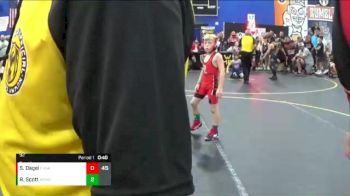 92 lbs Round 1 (6 Team) - Sam Dagel, The Funky Singlets vs Rain Scott, Mat Monsters