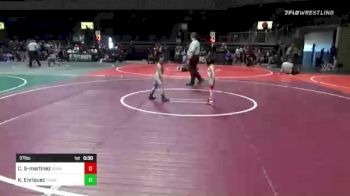 37 lbs 2nd Place - Carter Shanley-martinez, Duran Elite vs Kemp Enriquez, Team Texas