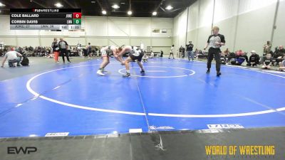 160 lbs Quarterfinal - Cole Ballard, Jokers 12U vs Corbin Davis, LWA 12U