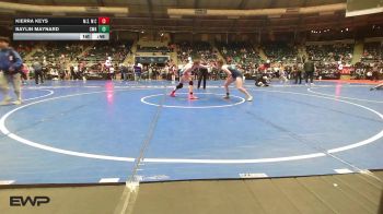 127 lbs Consi Of 8 #2 - Kierra Keys, MilLard South Wrestling Club vs Baylin Maynard, Commandos Wrestling Academy