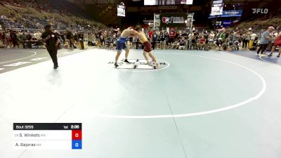 285 lbs Cons 16 #1 - Samuel Winkels, MN vs Alexander Bajoras, MA